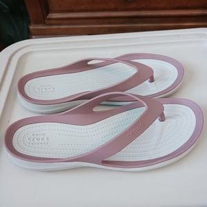 Crocs flip flops